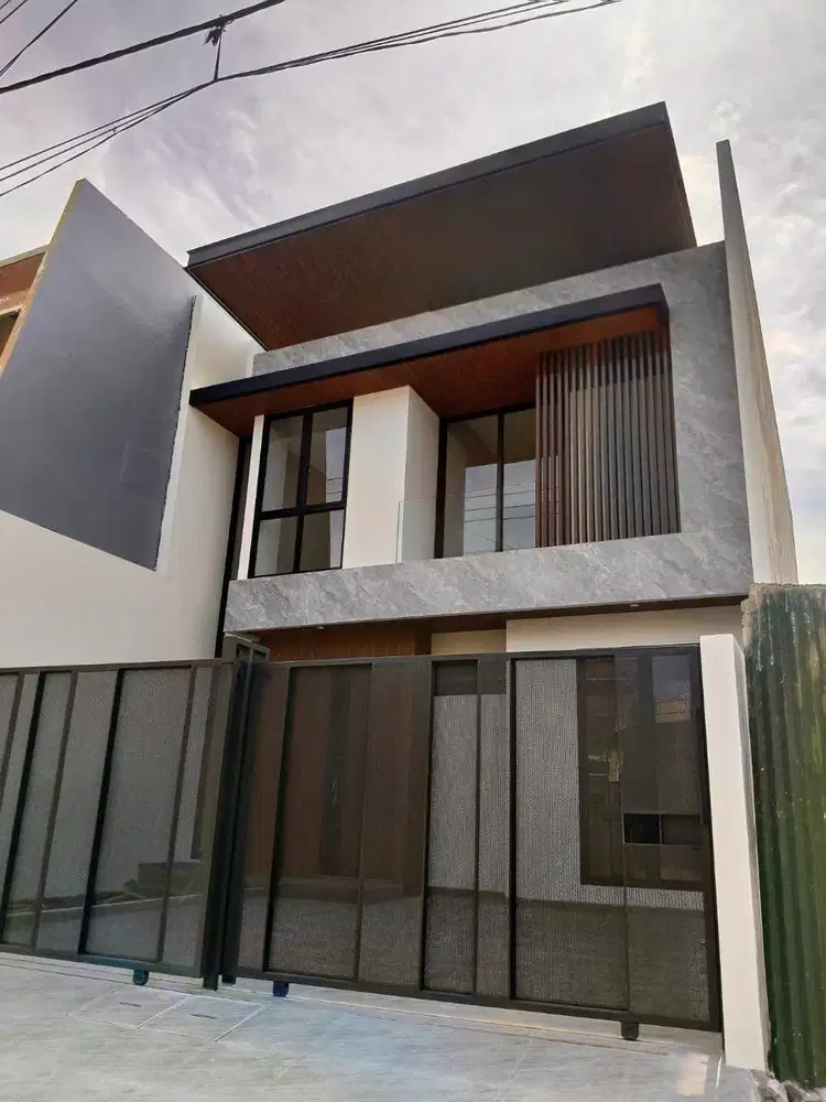 Dijual Rumah Baru Gress Minimalis Kontemporer Manyar Kertoarjo 2 Lanta