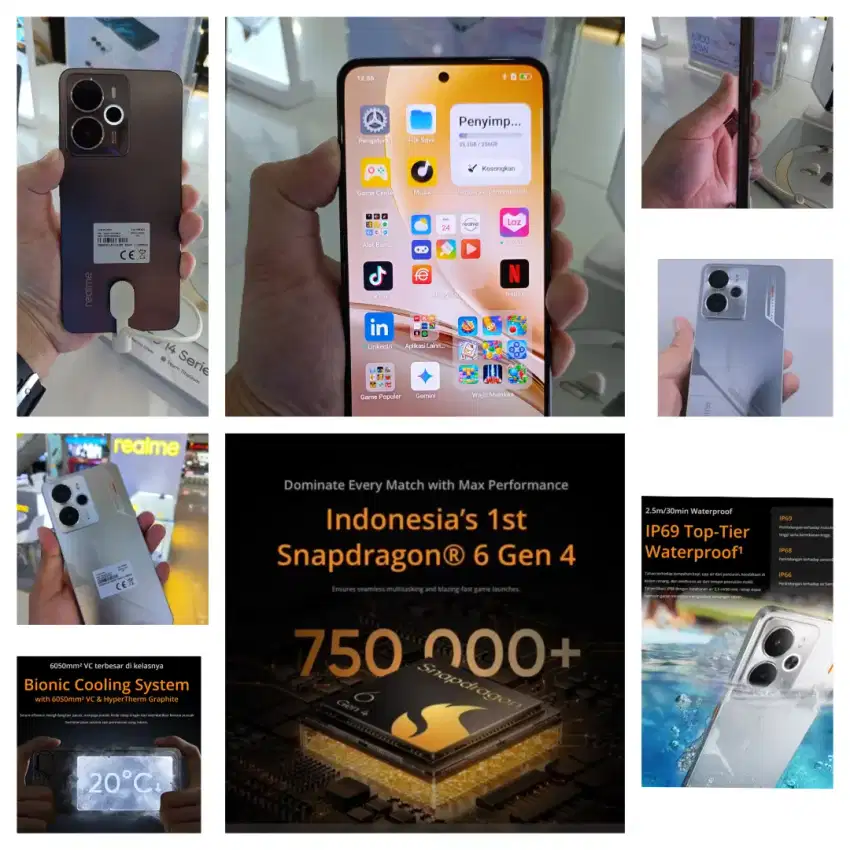 Realme 14 5G Ram 8/256GB Bisa Kredit Tanpa DP