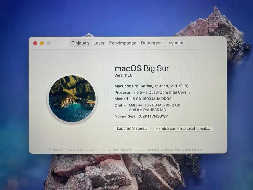 Macbook Pro 15 Middle 2015 i7/16Gb/512Gb - Laptop Apple – Silver