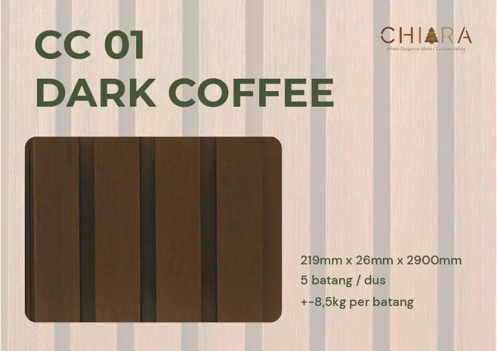 WALL CLADDING CHIARA / Fasad Dinding Outdoor - Tahan Air dan Rayap