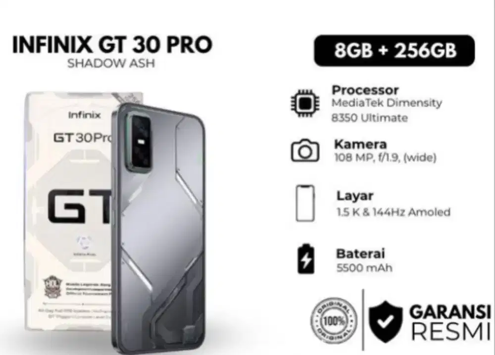 Gt 30 pro bisa cicilan