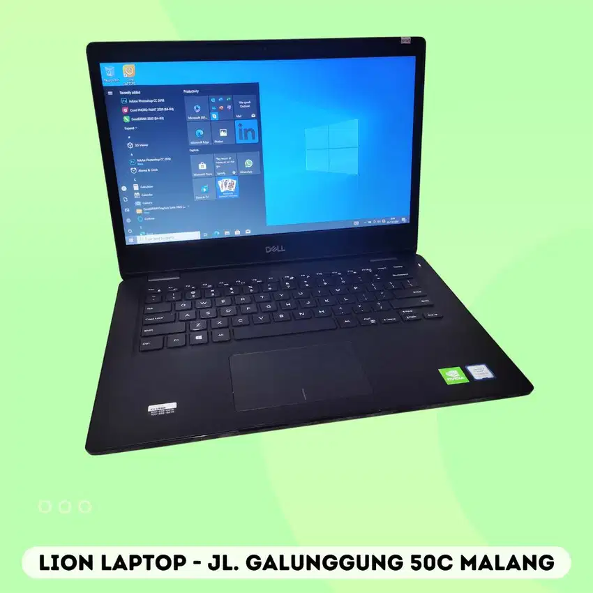 Gaming/Editing Double VGA Core i5 Gen 8 RAM 8GB SSD Dell Latitude 3400