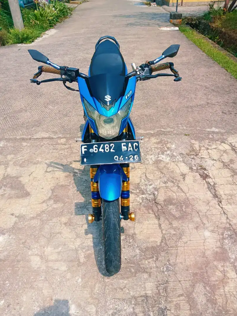 Nia:SATRIA FU INJEKSI PLAT F KAB PAJAK OFF 1X KALENG SAMPE 2026
