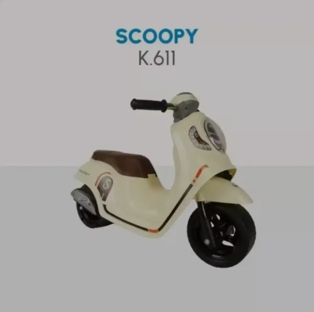 Mainan motor Scoopy anak
