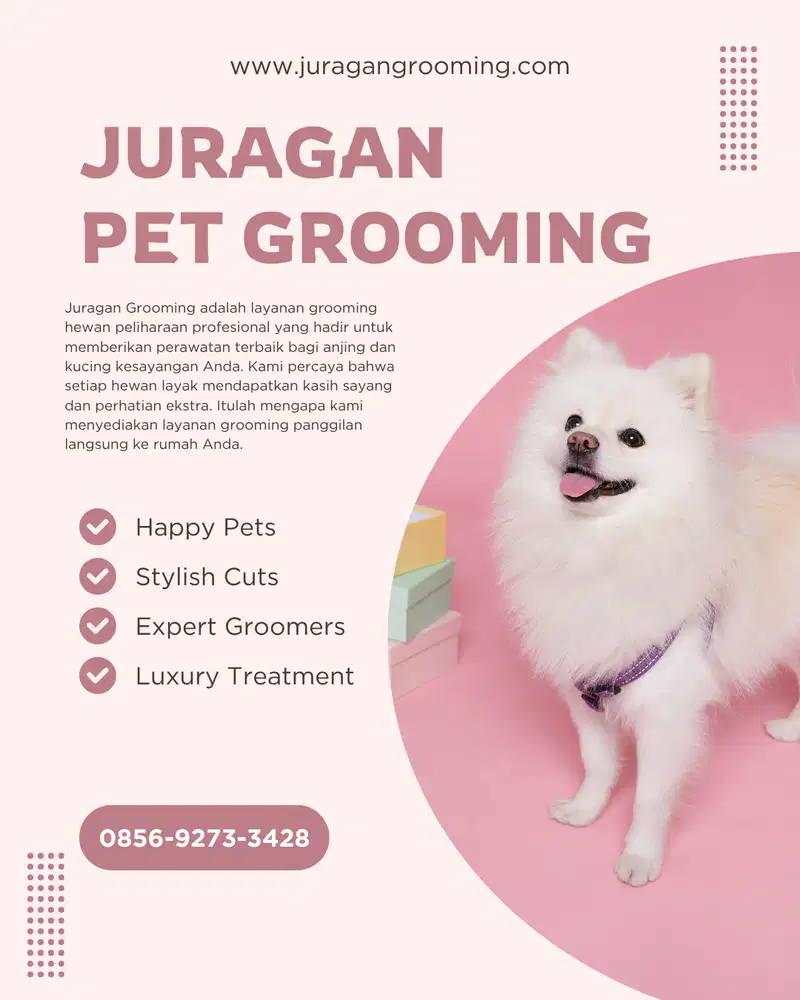Jasa Grooming panggilan cat&dog panggilan terdekat