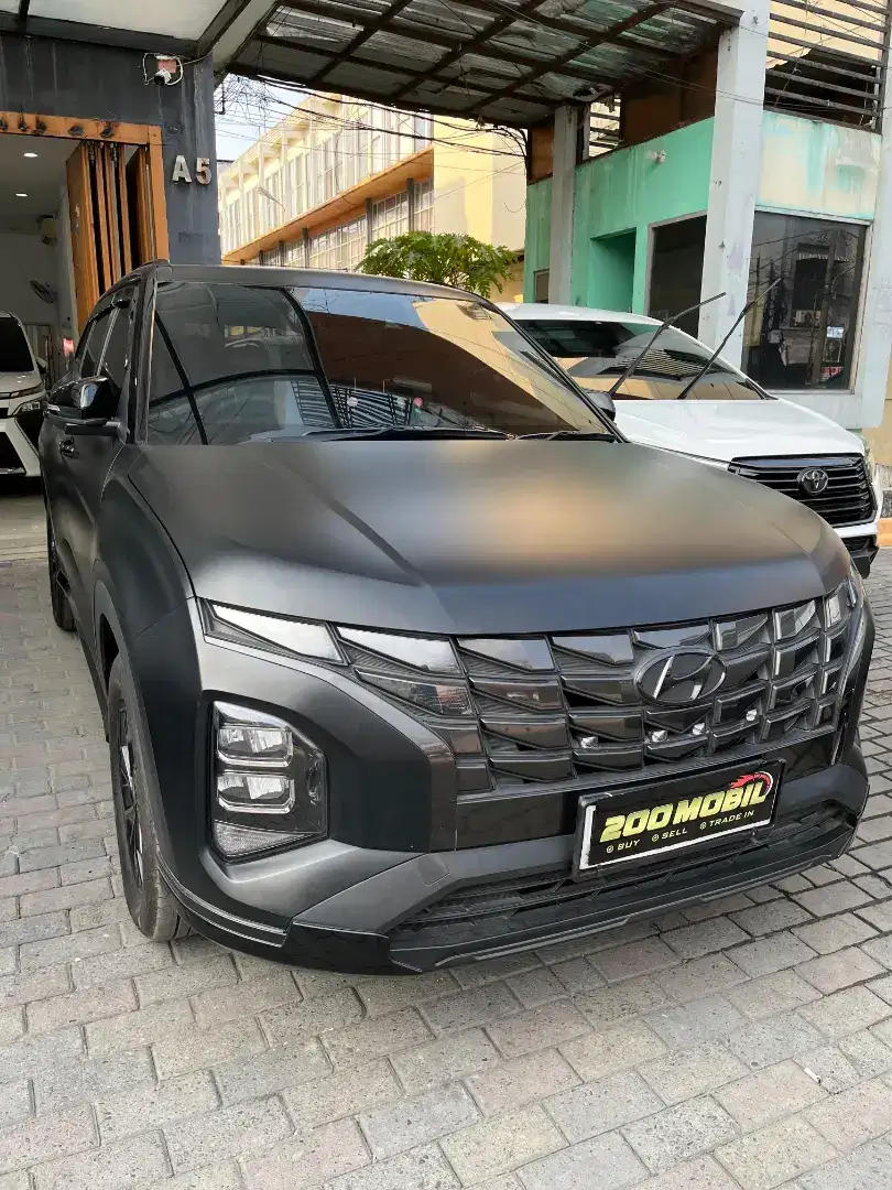 [Black Matte Limited Edition!!] Hyundai Creta Alpha IVT 2022, Hitam