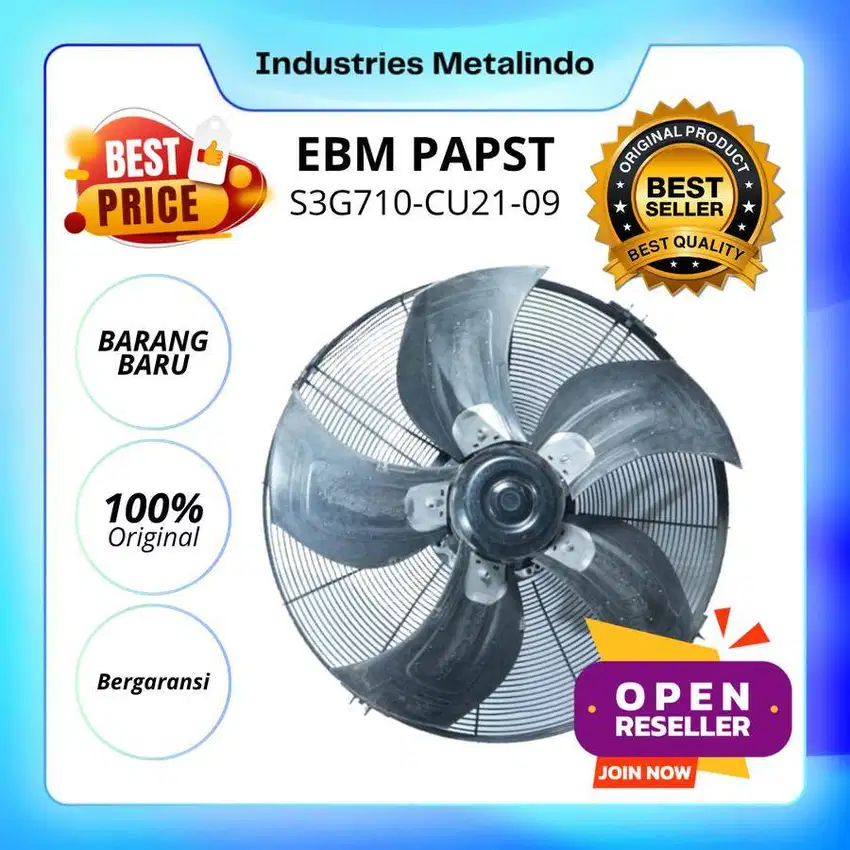 Axial Fan EBM PAPST 800mm 28 Inch - S3G710-CU21-09 Original