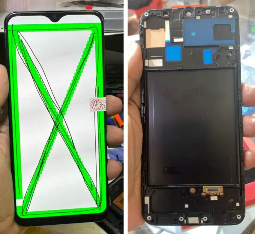 Lcd Samsung A50 OLED (Harga plus Pasang)