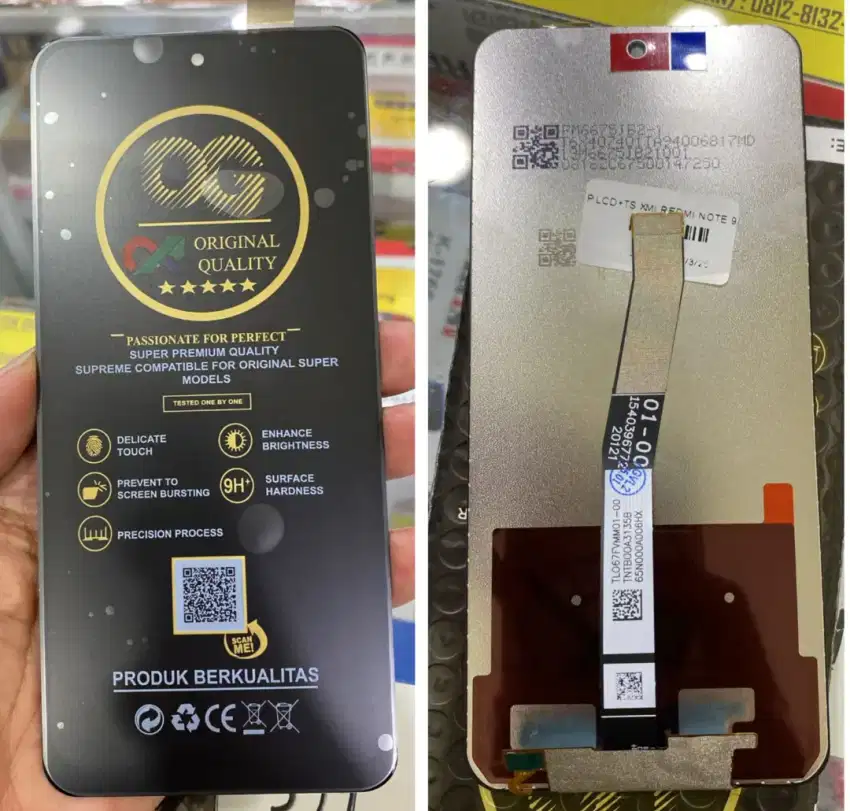 Lcd Redmi note 9 Pro (Harga plus Pasang)
