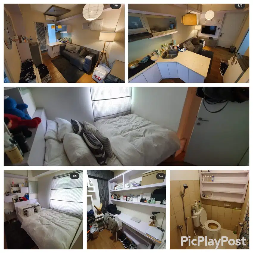 Apartment Green Pramuka City Bagus 2b  Furnish