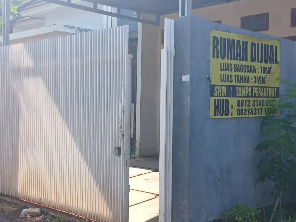 Rumah dijual cepat tanpa perantara (depan citimall tuban)