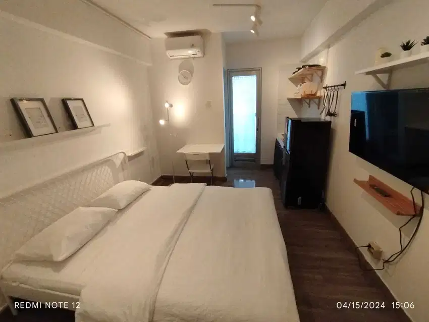 DISEWAKAN APARTEMEN GREENBAY STUDIO FULL FURNISH