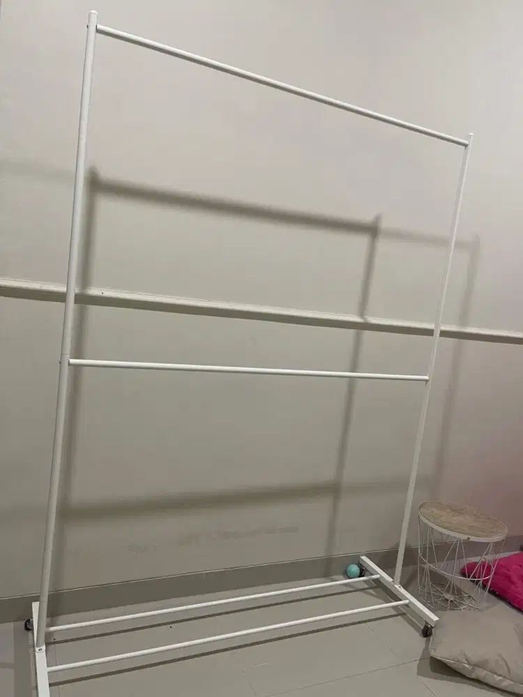 Rak Gantungan Baju 2 Susun Tebal