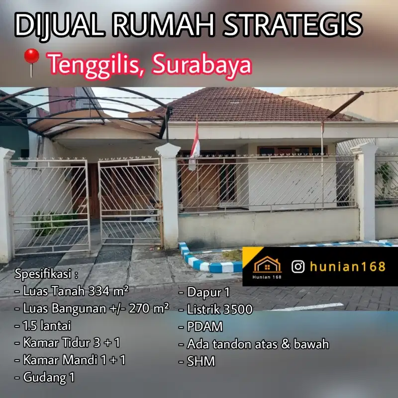 Rumah Kost Aktif Tenggilis Mejoyo UtaraTimur Tengah Selatan Surabaya