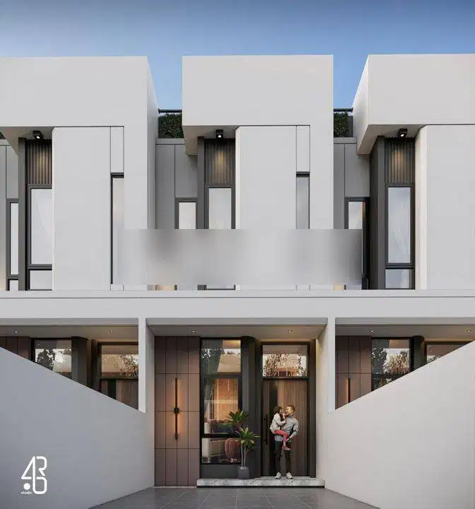 Townhouse Baru Jalan Pandan Komplek Krakatau Ville Medan Timur