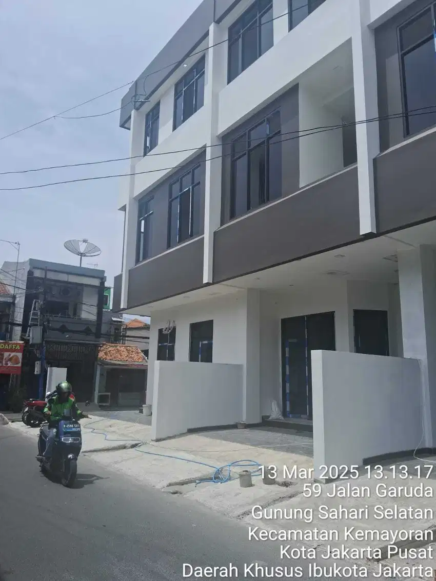Dijual Rumah Baru Minimalis Modern 3 Lt di Jl Kran 5 Kemayoran JakPus