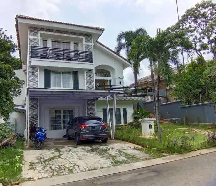 dijual rumah swimming pool di cluster sentul city bogor