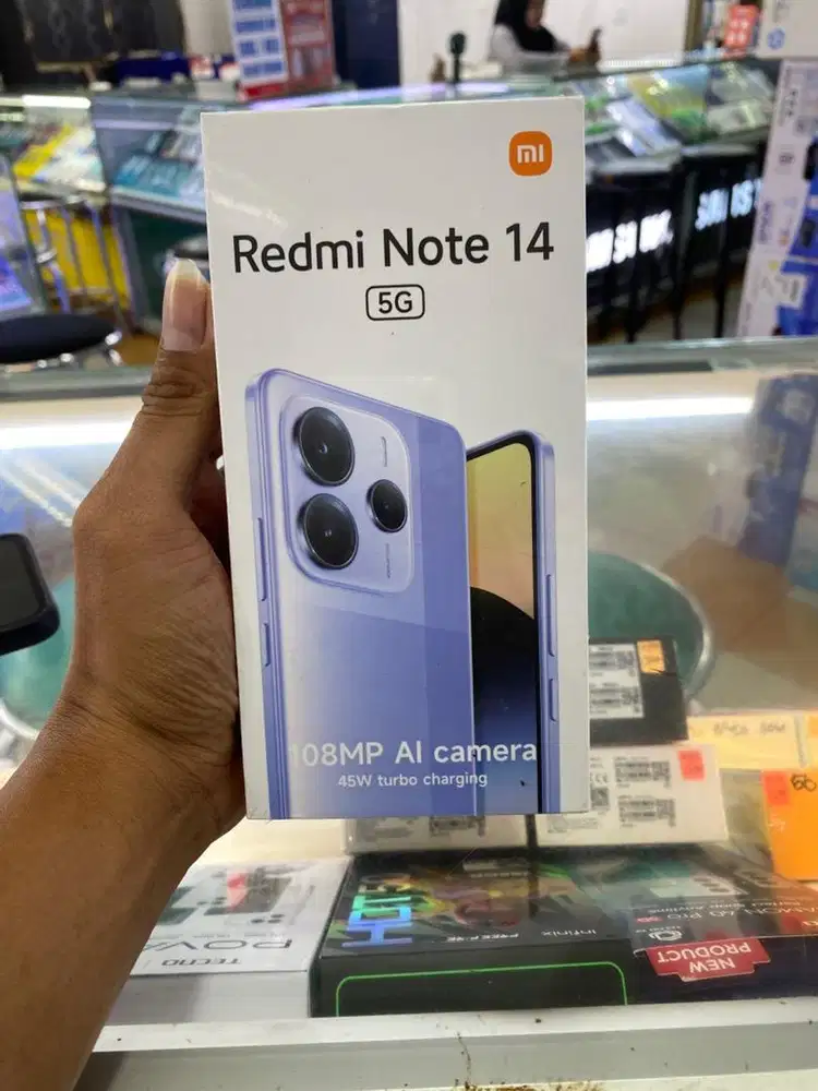 Xiaomi redmi note 14 5G ram 12gb/512gb baru segel garansi resmi