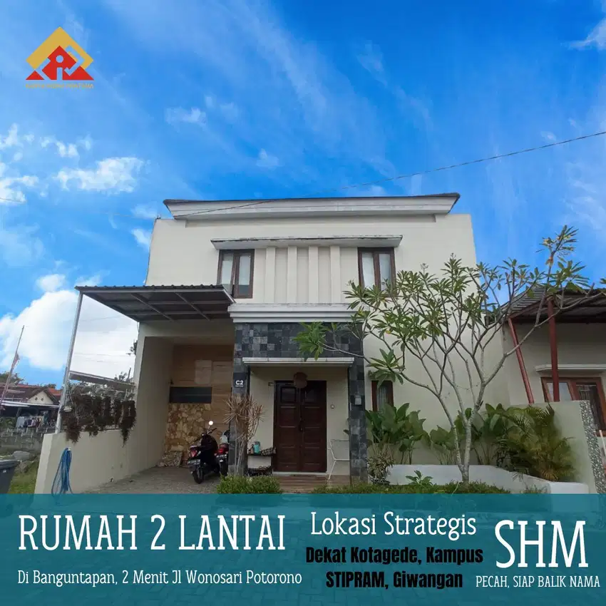 Miliki 2 Unit Terakhir Rumah 2 Lantai Di Potorono Banguntapan SHM KPR