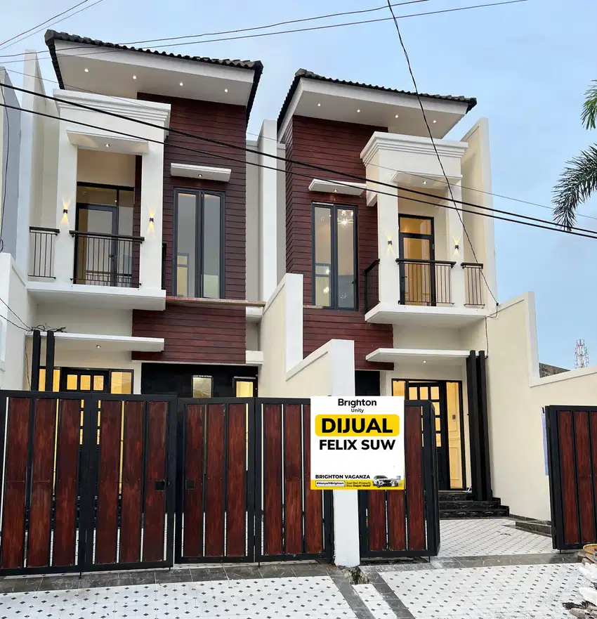 Jual Rumah Baru 2 lt   Greenlake Wonorejo
