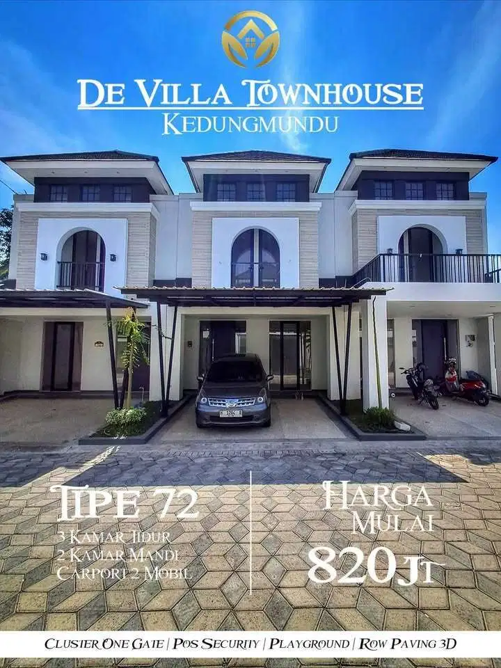 BREAKING NEWS  Telah Hadir De Villa Townhouse Kedungmundu Tahap II