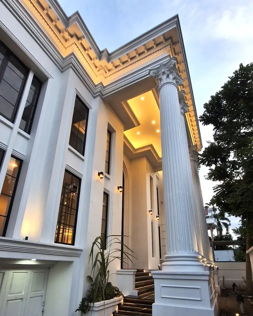 Premium Rumah Gress American Minimalis 3 Lt Pool Marmer Graha Family