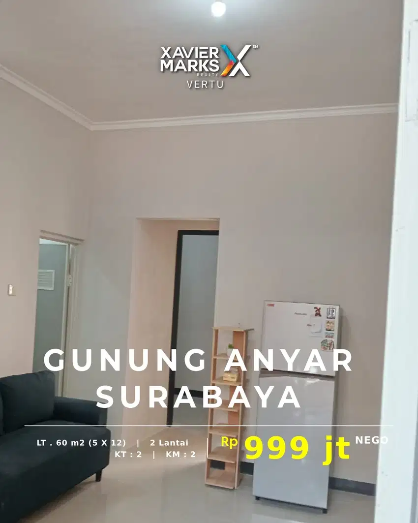 Rumah Siap Huni, Tinggal Bawa Koper, Gunung Anyar, SBY
