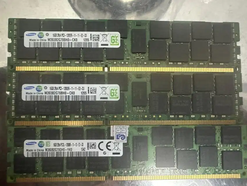 Memory RAM DDR3 samsung 16gb(3keping)