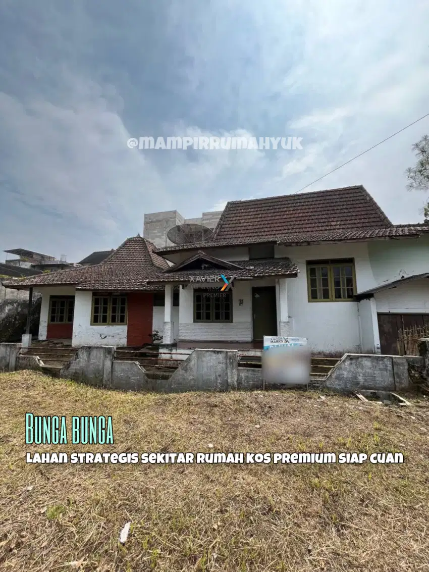Rumah hitung tanah di bunga bunga Suhat Lowokwaru Malang