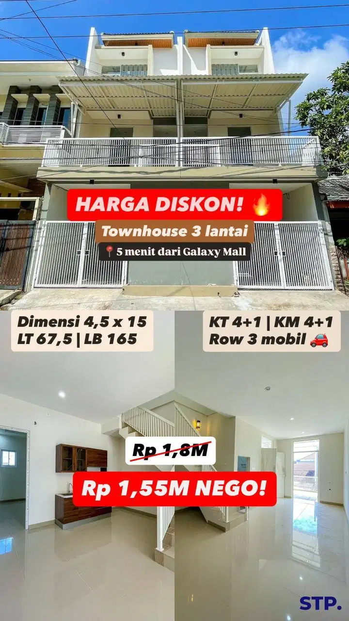 HOT SALE! Dijual rumah baru wisma permai dekat unair