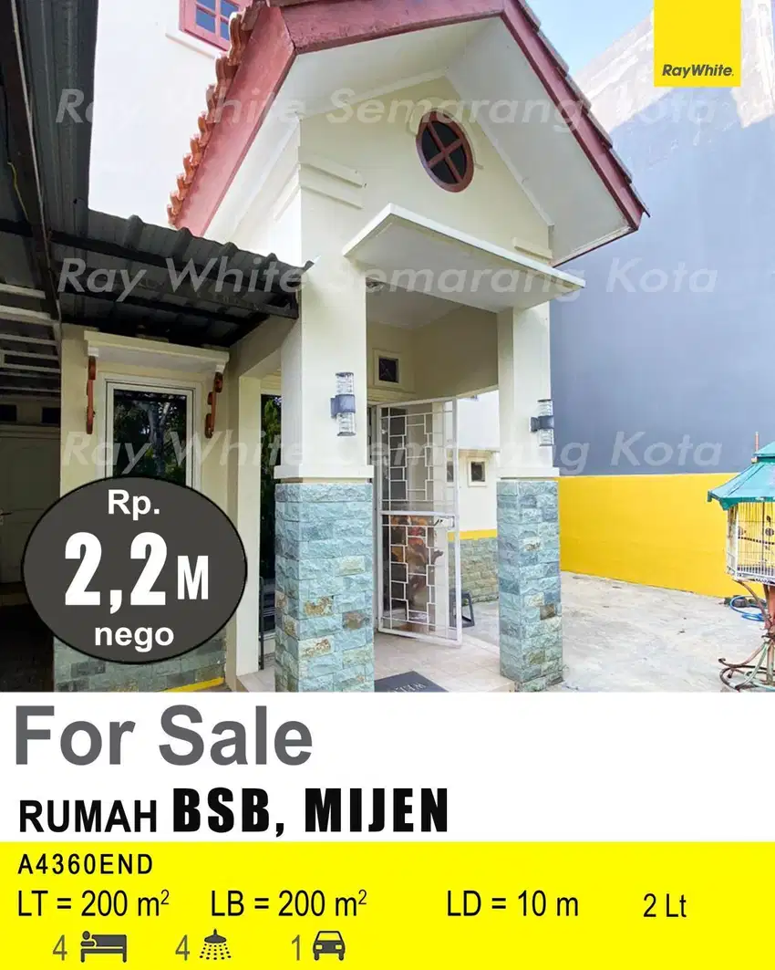 DIJUAL RUMAH DI BSB MIJEN A4360