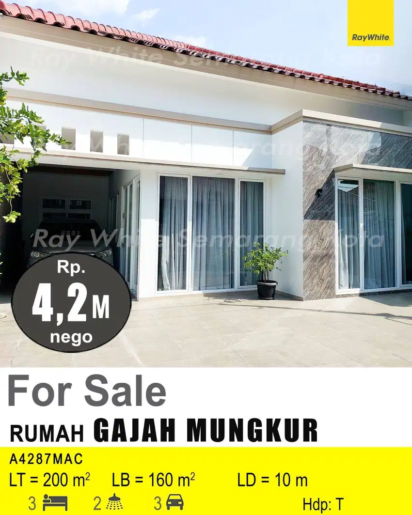 DIJUAL RUMAH DI GAJAH MUNGKUR A4287