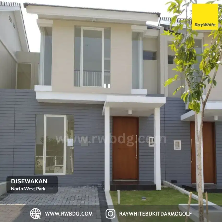 Disewakan Rumah 2 Lantai Minimalis di Northwest Park, Citraland