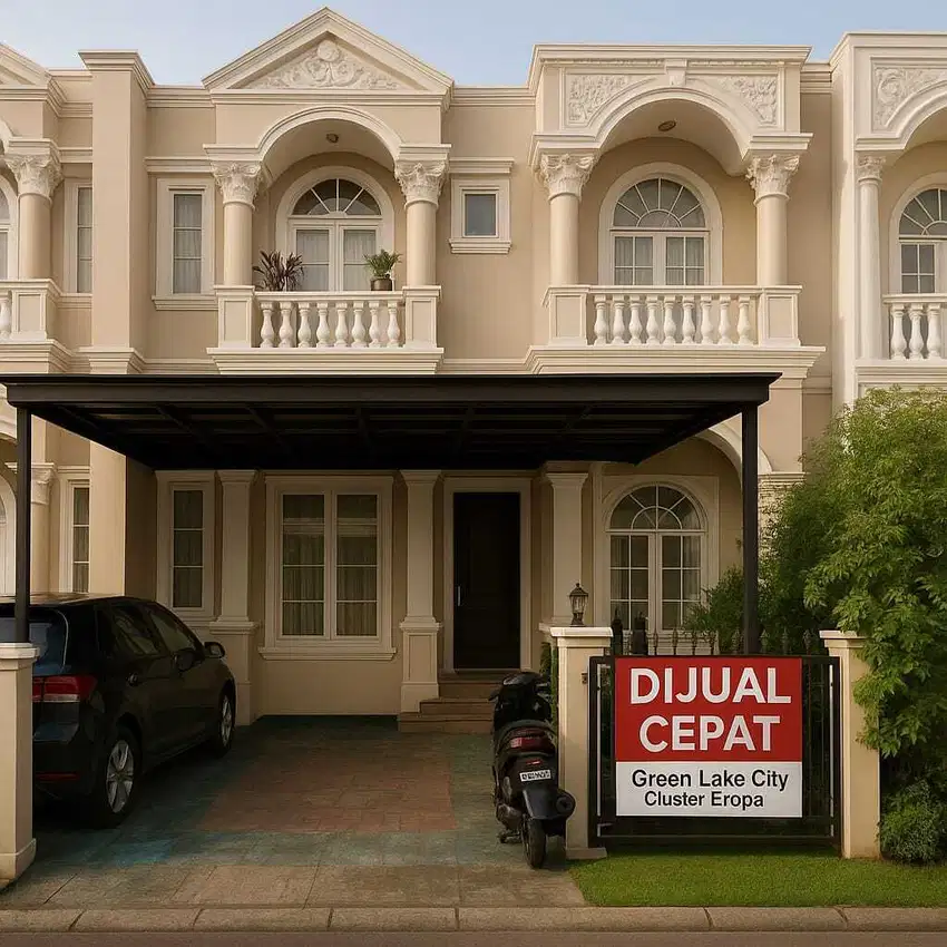 DIJUAL CEPAT – Rumah di Green Lake City, Cluster Eropa