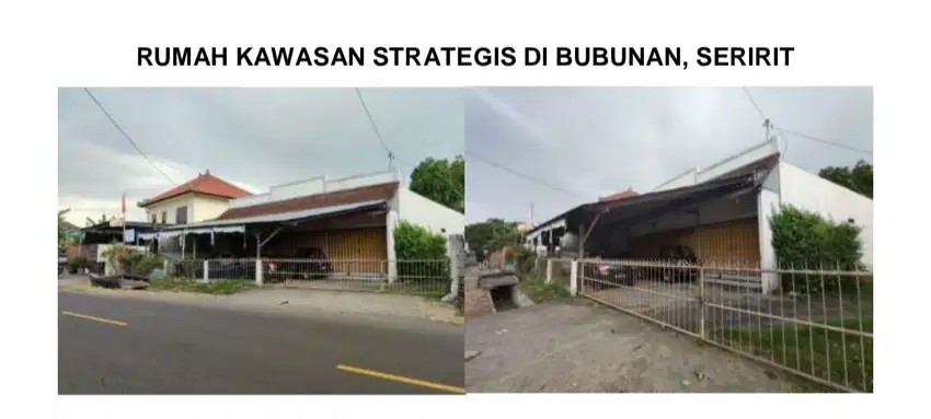 Rumah + Gudang Lokasi Strategis Di Jl. Utama Seririt Singaraja BALI