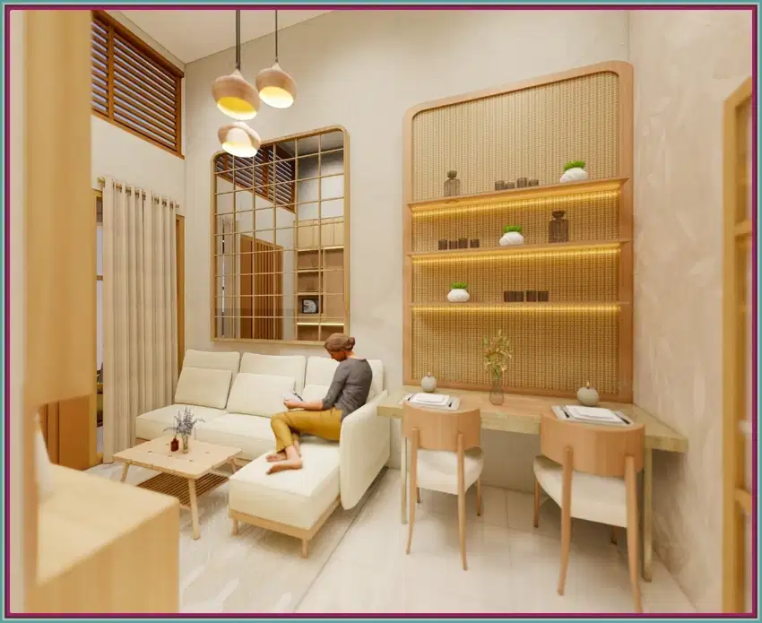Rumah Murah Jogja One Gate System Desain Jepang