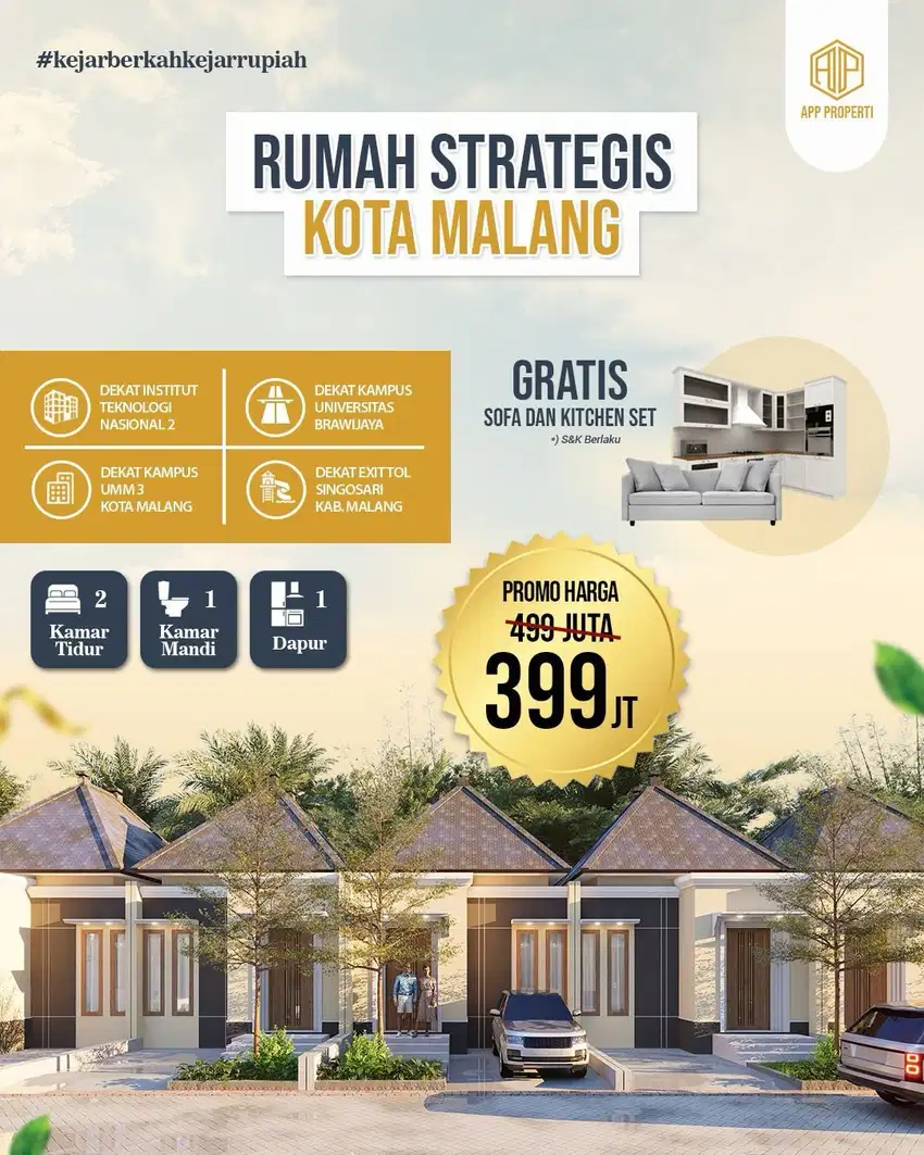 RUMAH HUNIAN SANGAT STRATEGIS KOTA MALANG