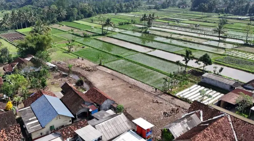 Tanah Apik Area Jalan Palagan View Hamparan Persawahan