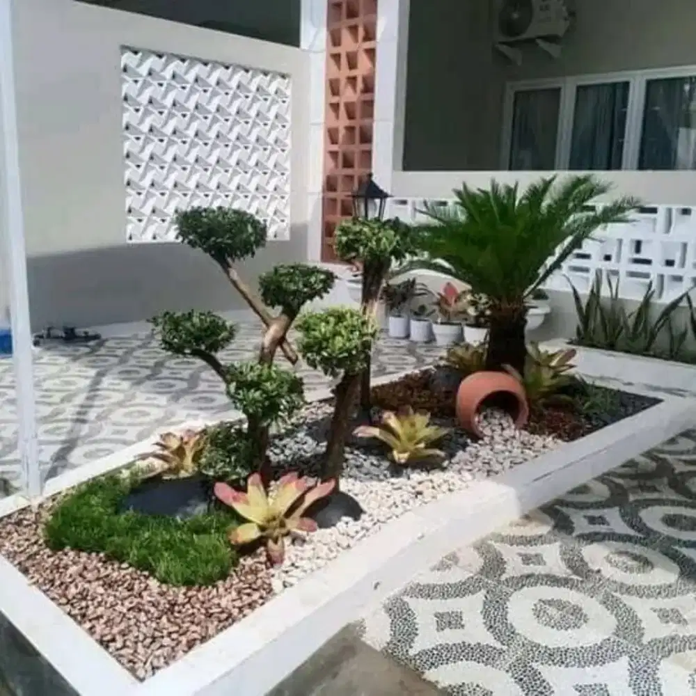 Jasa pembuatan taman kering taman minimalis dll #79