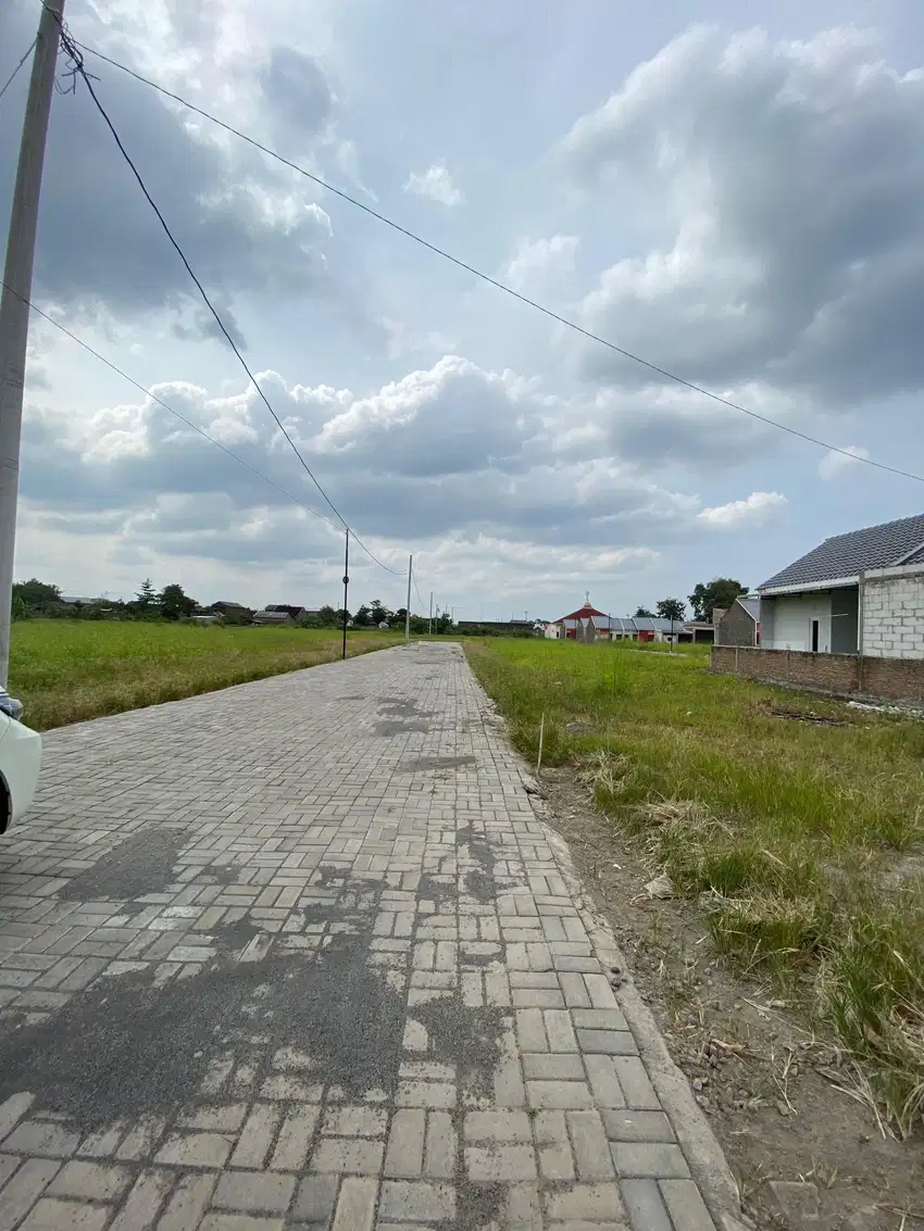 dijual tanah kavlingan di kawasan perum cluster itb aas tempel gatak