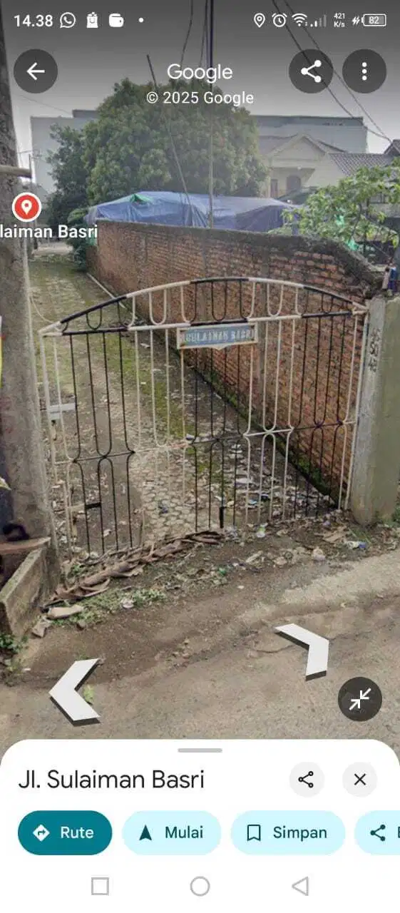 Jual Tanah 200meter Jln Pulo Kalimanggis Cibubur