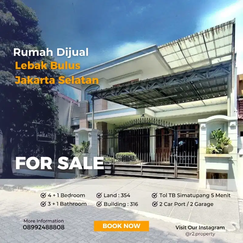 Rumah di Lebak Bulus Jakarta Selatan
