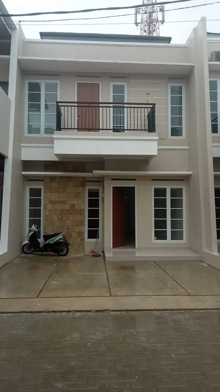 Dijual Rumah Baru 2-lantai dekat Stasiun Pondok Ranji dan Tol Bintaro