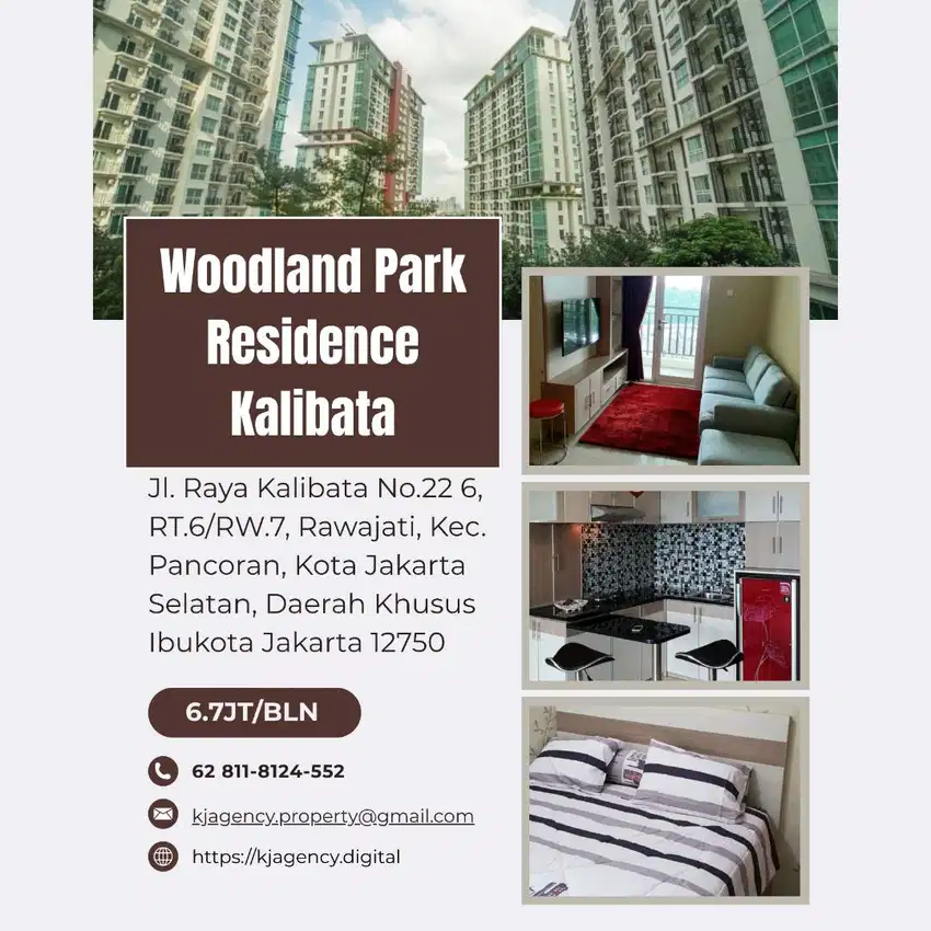 Tinggal Mewah di Woodland Park Residence Kalibata – Sewa MURAH!!