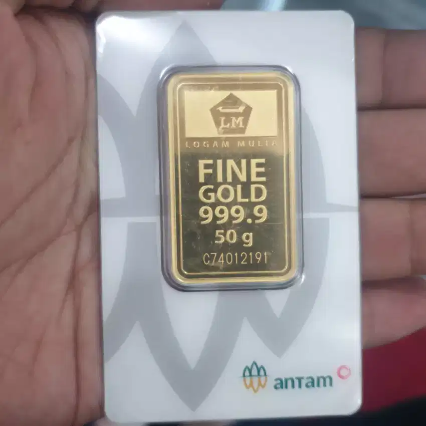Logam mulia ANTAM 50gr tahun 2024