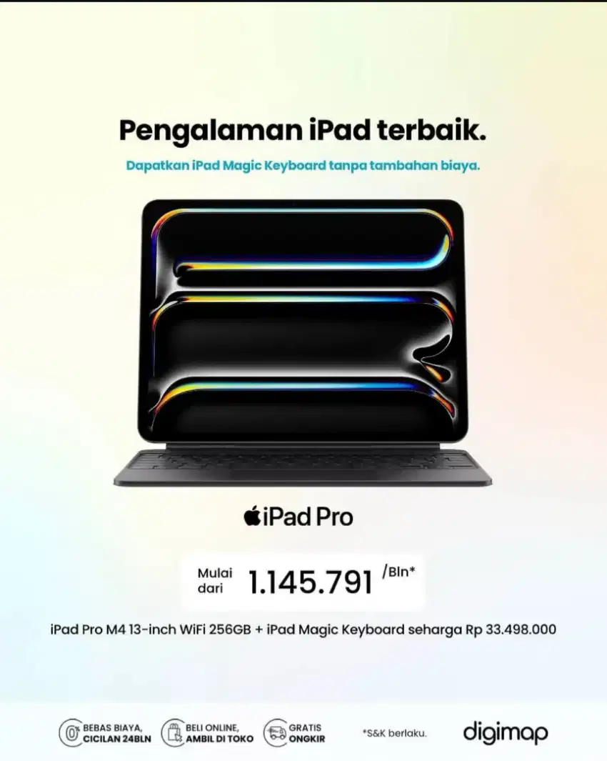 Ipad pro 13 inc (M4) 256gb hitam kosmik