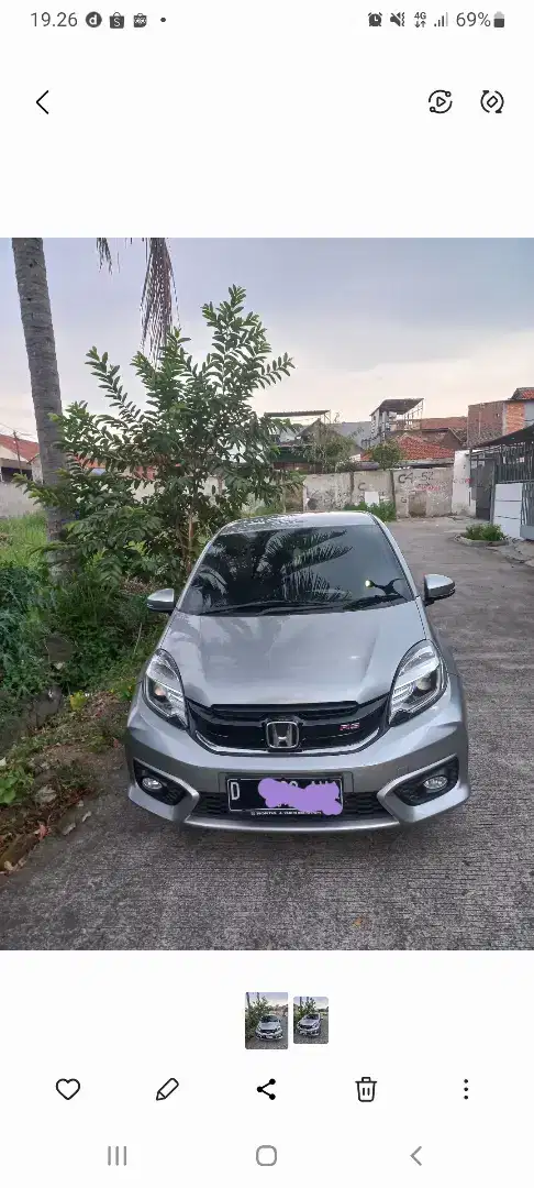 Brio Rs 2018 automatic km 20.000 pajak panjang sampai november 2026