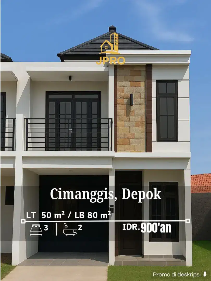 Rumah mewah Dekat pintu tol & LRT HARJAMUKTI/hbb