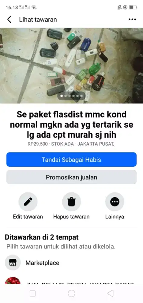 Se paket kelengkapan komputer dll kond normal hrg murah sj SE lg ada