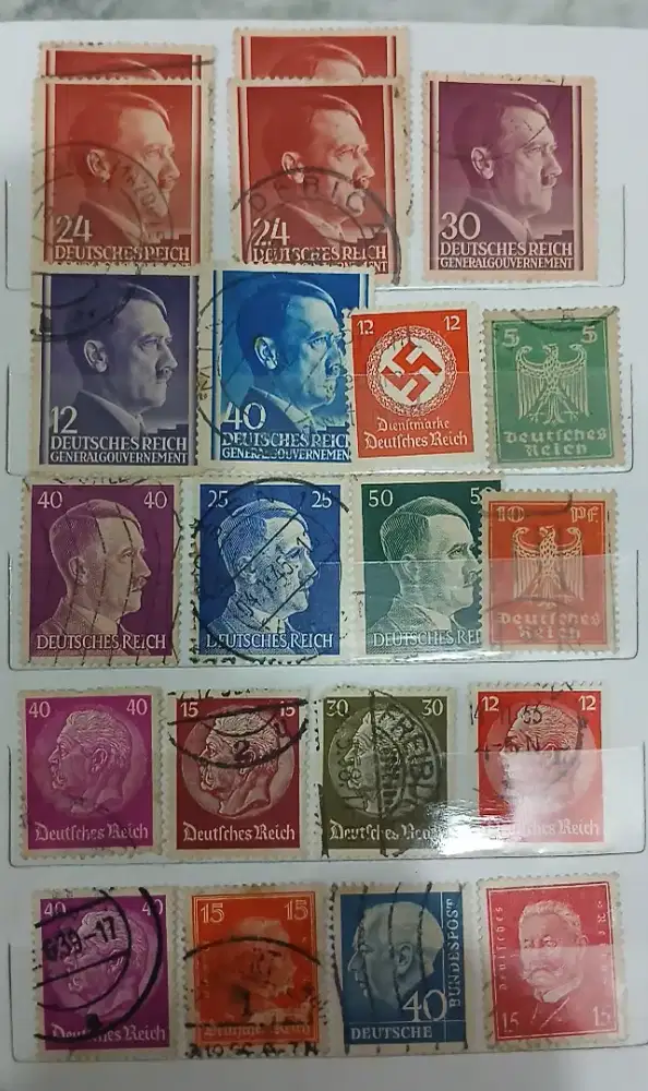 Prangko Hitler German antik PD 2.